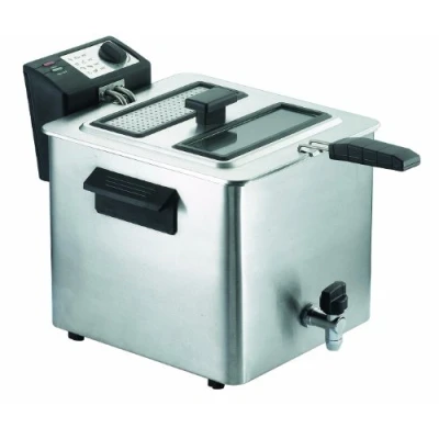 Image de RGV Fry type Friteuse avec robinet, 8 litres