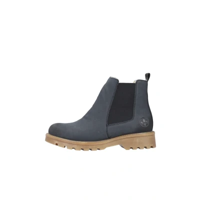 Image de Rieker Bottes &amp; Bottines Femme 73250, Pointure:41 EU, La Couleur:Bleu