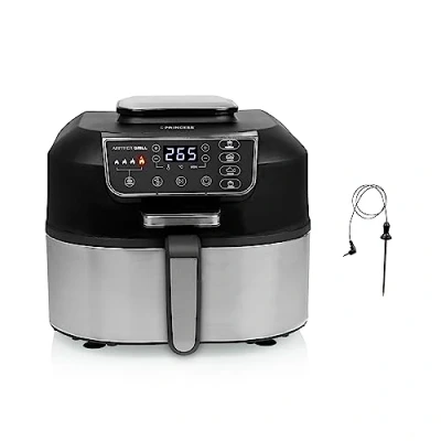Image de Princess Airfryer Gril Livre de recettes &amp; sonde température inclus 265 C max 4 programmes 5,6 L 1 760 W