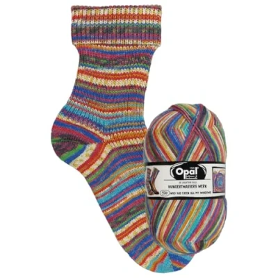 Image de Opal Nach Hundertwasser Edition 4055 970 (425m) 4 Plis Durable Chaussette Fil 1x100g