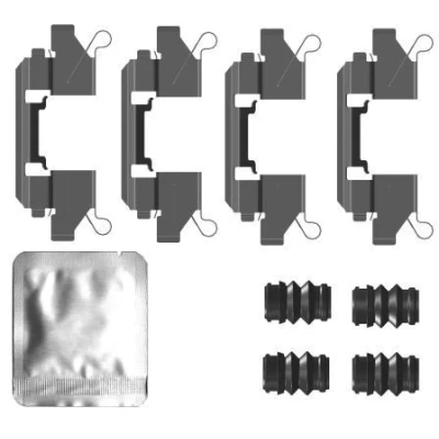 Image de TEXTAR 82556400 Kit d&#039;accessoires, plaquette de frein à disque NISSAN: NP300 Navara Pick up, RENAULT: Alaskan up