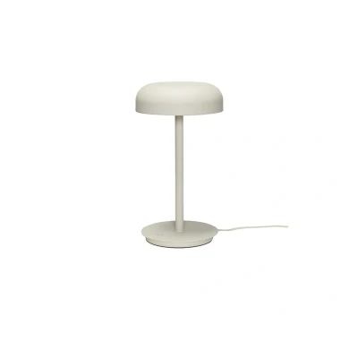 Image de HÜBSCH lampe de table LED Velo, beige sable, fer, polycarbonate