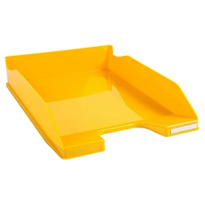 Image de Exacompta Réf. 113208D 1 corbeille à Courrier COMBO MIDI Bee Blue dimensions utiles 34 x 25 6,5 cm pour format A4+ peut contenir 500 feuilles couleur safran