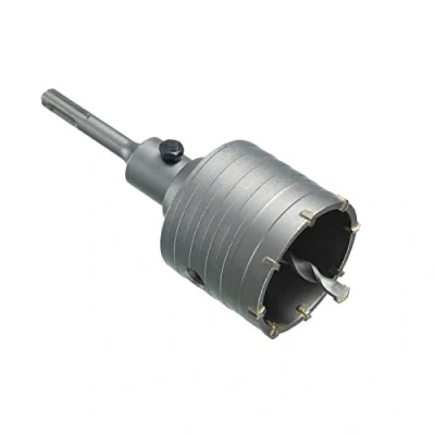 Image de HPMAISON Jeu de Couronnes Creuses, Scie à Cloche Trépan Pour Béton Couronne Carotteuse Sec Ø 68mm et Adaptateur SDS Plus 110 mm Foret Centrage 8 x 110mm