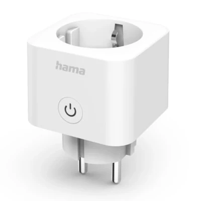 Image de Hama Prise Connectée Wifi Matter (Mesure la Consommation Eléctrique, Alexa/Google, App Control, 16A 3680W, Aucun Hub requis, Programmez &amp; Controlez vos appareils à distance) Blanc