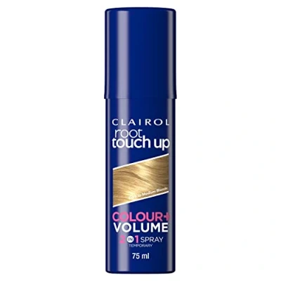 Image de Clairol Root Touch Up Color + Volume Spray 2 en 1 blond foncé à moyen, 75 ml