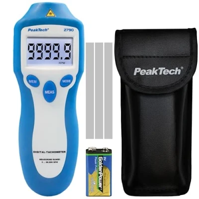 Image de PeakTech P 2790 Compteur de vitesse avec laser 2 à 100 000 tr/min, sans contact