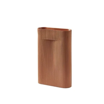 Image de Muuto Vase Ridge 48,5cm Terracotta