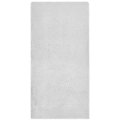 Image de LUXOR living Coste Tapis Moelleux en Fourrure synthétique pour Chambre à Coucher Idéal Une Utilisation comme Descente de lit Confortable d&#039;agneau 60 x 120 cm Blanc