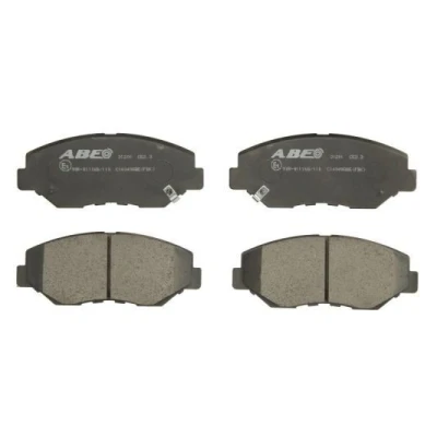 Image de ABE C14049ABE Jeu de plaquettes frein Essieu avant non préparé pour indicateur d&#039;usure HONDA: Accord 7 Limousine, CR V 2, Tourer