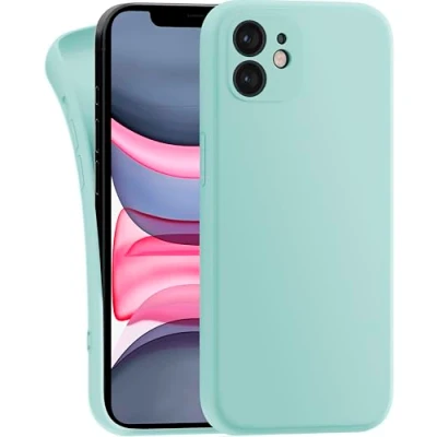 Image de MyGadget Coque Compatible avec Apple iPhone 11 Case TPU Souple &amp; Soft Cover Protection Extra Fine Légère Étui Coloré Anti Choc et Rayures Vert Menthe