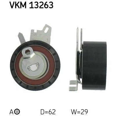 Image de SKF VKM 13263 Poulie tendeur, courroie crantée PEUGEOT: 307 3/5 portes, 407 Berline, 308 I CITROËN: C5 3, C4 Picasso 1, Grand
