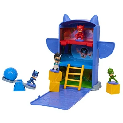 Image de PJ Masks JPL95425 Headquarters Fold N&#039; Go HQ Kit de Jeu 10,2 x 33 cm