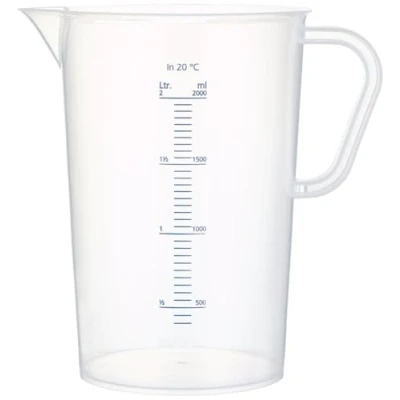 Image de Neolab Electric 1624 Pichet doseur gradué en polypropylène, 2000 ml