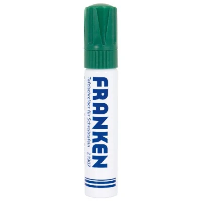 Image de Franken GmbH Z1910 02 Lot de 4 marqueurs rechargeables pour tableau blanc Vert Largeur trait 12 mm