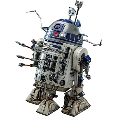 Image de Figurine Hot Toys MMS651 Star Wars Episode II : L&#039;attaque des clones R2D2 30 CM Height multicolore