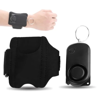Image de Alarme d&#039;attaque, personnelle, d&#039;urgence Portable 120dB avec Lumière LED, sonore de défense sécurité pour Femmes, Enfants, Personnes âgées