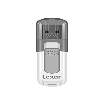 Image de Lexar JumpDrive V100 lecteur USB flash 32 Go Type A 3.2 Gen 1 (3.1 1) Gris, Blanc Neuf