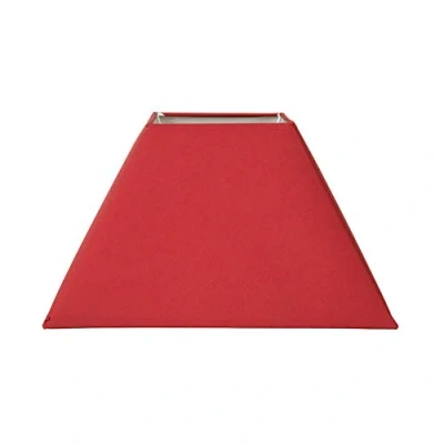 Image de Abat jour Carré Rouge Pour lampe 32,5x32,5x20 cm Culot E27 avec réducteur