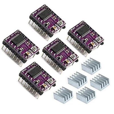 Image de ARCELI 5pcs DRV8825 Module de Pilote Moteur Pas à pour imprimante 3D RepRap 4 RAMPS1.4 StepStick