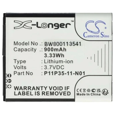 Image de vhbw 1x Batterie Compatible avec Texas Instruments TI Nspire CX Cas Graphing, Calculatrice de Poche (900mAh, 3,7V, Li ION)