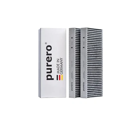 Image de purero® Lot de 2 filtres à charbon actif Convient pour Bora Basic BAKFS Filtre qualité fabricant Fabriqué en Allemagne