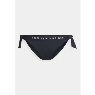 Image de Tommy Hilfiger SIDE TIE Cheeky Bas de bikini, Femme, Taille: Large, Desert sky