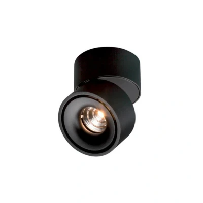 Image de Antidark Easy Mini W75 LED Spot monté en surface w/Hole 2700K Black