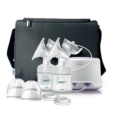 Image de Philips Avent SCF334/02 Tire Lait Électronique Double Natural, Stimulation Douce