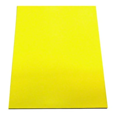 Image de Magflex® A4 Flexible Matt Yellow Magnetic Sheet Pour Créer Des Illustrations, Signes Ou Affichages Magnétiques