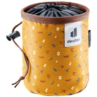 Image de deuter Gravity Chalk Bag I Sac à magnésie Unisex Adult, Cinnamon Blocks Umbra, Taille Unique