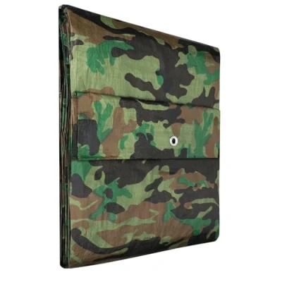 Image de KOTARBAU® Bâche Camouflage 6 x 12 m 80 g/m2 imperméable à l&#039;eau Bache Militaire