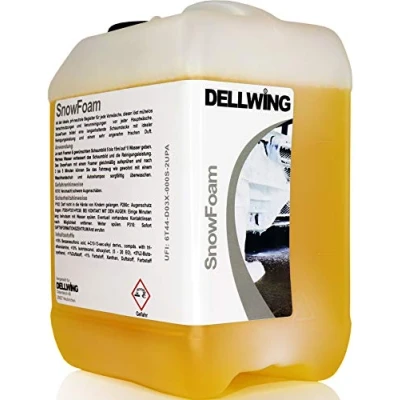 Image de Dellwing Mousse SnowFoam Bubblegum, 5 l Idéale pour Un prélavage en Douceur Forme Une épaisse Couche de Qui Tient Longtemps et dégage agréable Parfum