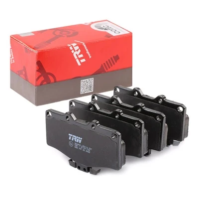 Image de TRW COTEC GDB797 Jeu de plaquettes frein avec indicateur d&#039;usure TOYOTA: HILUX 5 Pick up, Land Cruiser Prado 90, 70 SUV