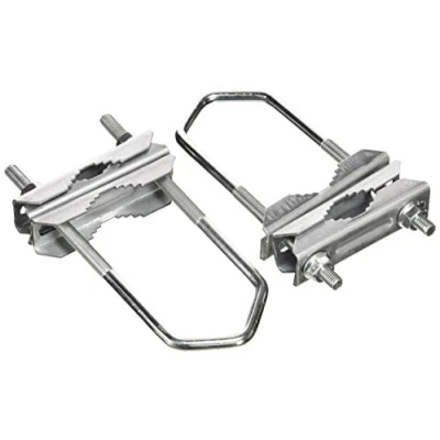 Image de HD LINE Bride d&#039;étrier antenne Collier pour fixation d&#039;antenne ou parabole sur mât