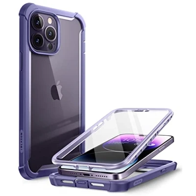 Image de i Blason Ares Coque intégrale Transparente et Robuste avec Protecteur d&#039;écran intégré pour iPhone 14 Pro Max 6,7&quot; (2022)