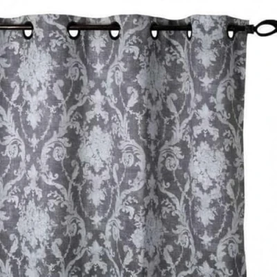 Image de Linder à œillets, Polyester, Gris, 145x260x40 cm