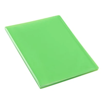 Image de Viquel Protège documents 100 Vues (50 pochettes) grande capacité Reliure Format A4 fabriqué en France Pochettes lisses qualité supérieure Vert translucide
