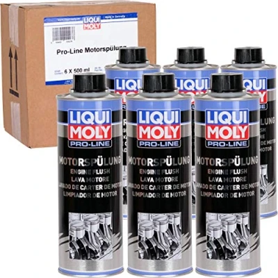 Image de 6 x Liqui Moly Pro Line 2427 Moteur Nettoyant Additif huile 500 ml (Lot de 6)