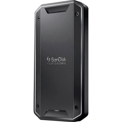 Image de SanDisk Professional 1 to PRO G40 SSD, Disque SSD Portable, jusqu&#039;à 3000 Mo/s, Thunderbolt 3 (40Gbps), USB C (10Gbps), Ultra Robuste IP68, pour la résistance à l&#039;eau et poussière Formaté exFAT