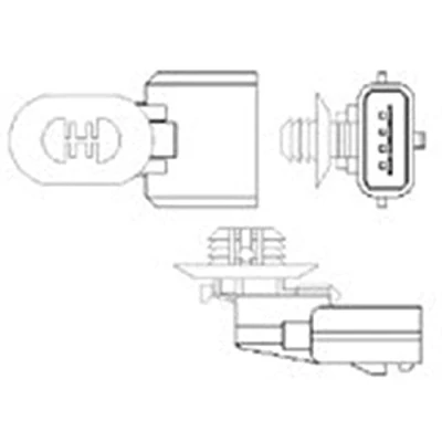Image de MAGNETI MARELLI 466016355112 Sonde lambda chauffé 4 RENAULT: MEGANE 3 Coupe, Clio 4, 3, NISSAN: Qashqai 2, Juke, Pulsar 3/5 portes