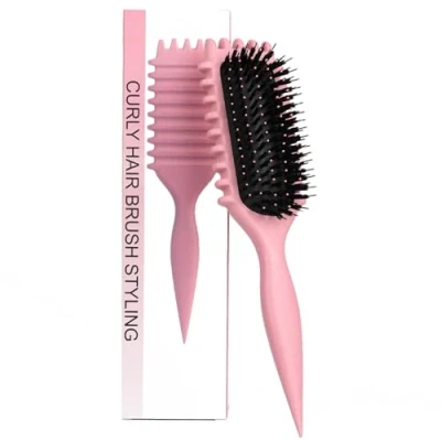 Image de 2024 New Brosse à Cheveux Bouclés Curl Defining Brush Définition Boucles, pour peigner et définir les hair (C)