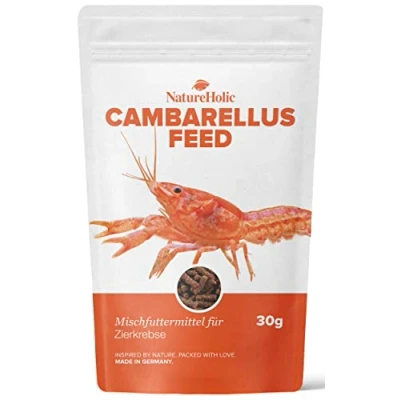 Image de NatureHolic Camberellusfeed CPO/Nourriture pour écrevisses naines 30g de Nourriture d&#039;eau Douce du Genre Cambarellus, Procambarus &amp; Co.