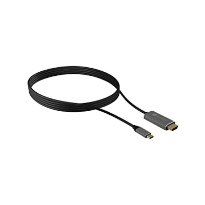 Image de ICY BOX IB CB020 C Câble actif USB vers HDMI (1,8 m), UHD (2160p), HDCP 2.2, convertisseur Noir
