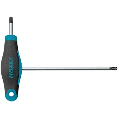 Image de HAZET Wiha 829KKT T10 Tournevis Allen avec lame courte et longue pour insertion flexible Bleu foncé