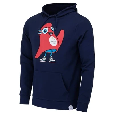 Image de PARIS 2024 Sweat Capuche Enfant JO Collection Officielle Jeux Olympiques et Paralympiques 8 Ans