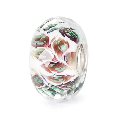 Image de Trollbeads Collection automnale Perles en verre Motif pattes d&#039;amour, taille unique, Verre, Pas de gemme