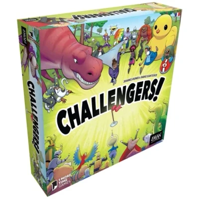 Image de Asmodee Z Man Games CHALLENGERS Jeu de Société Interactif Deck Building Pour Enfants Dès 8 Ans Lauréat As D&#039;Or 2023 Tournoi Capture Drapeau 1 À Joueurs 45 Min En Français