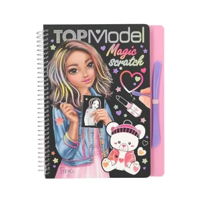 Image de Depesche 13266 TOPModel Magic Scratch Book, Livre Motifs Cool de modèles à gratter, avec Un Joli dégradé Couleurs, env. 20 x 19,5 2 cm, Multicolor