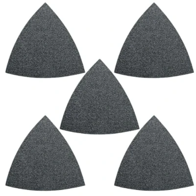 Image de FEIN Feuilles abrasives grain 40, Longueur d’arête 80 mm, Condit.5 Pce, Pour une utilisation sur pratiquement tous les matériaux, Non perforées, fixation rapide auto agrippant.
